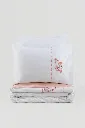 3D Embroidered Satin Double Duvet Cover Set Tiny - Pudra[4].webp
