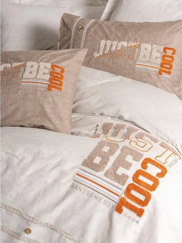 Mood Embroidered Ranforce Double Duvet Cover Set Cool Brown[2].webp