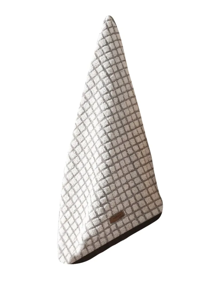 Natural Brown Beige Jacquard Towel Set of 4 Pieces - 50x90[3].webp