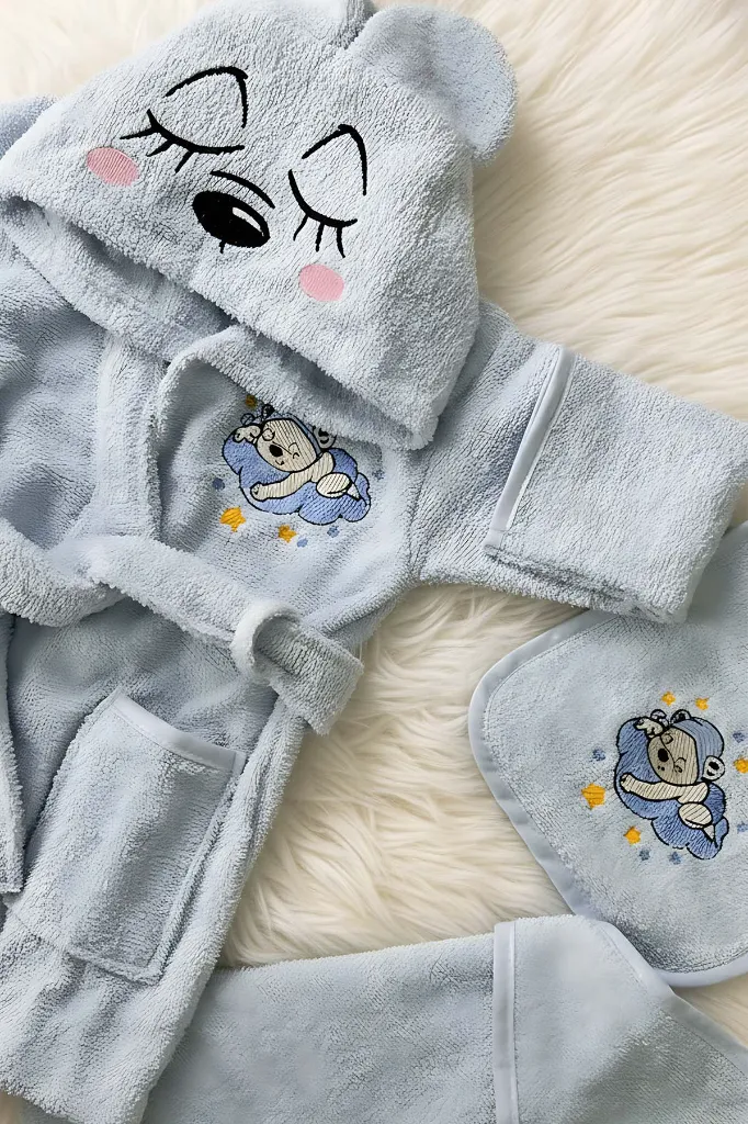 Baby Bath Set Bear Blue[2].webp