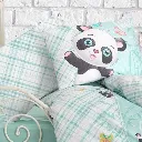 Baby Duvet Cover Set - Panda Mint[3].webp