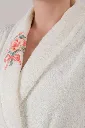 Bamboo 3D Embroidered Family Bathrobe Set Lenora Ecru-Cappuccino[3].webp