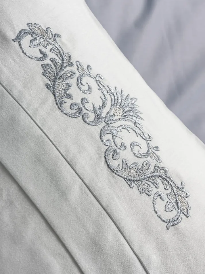Brode Satin Embroidered Double Bed Set Biana Grey[3].webp