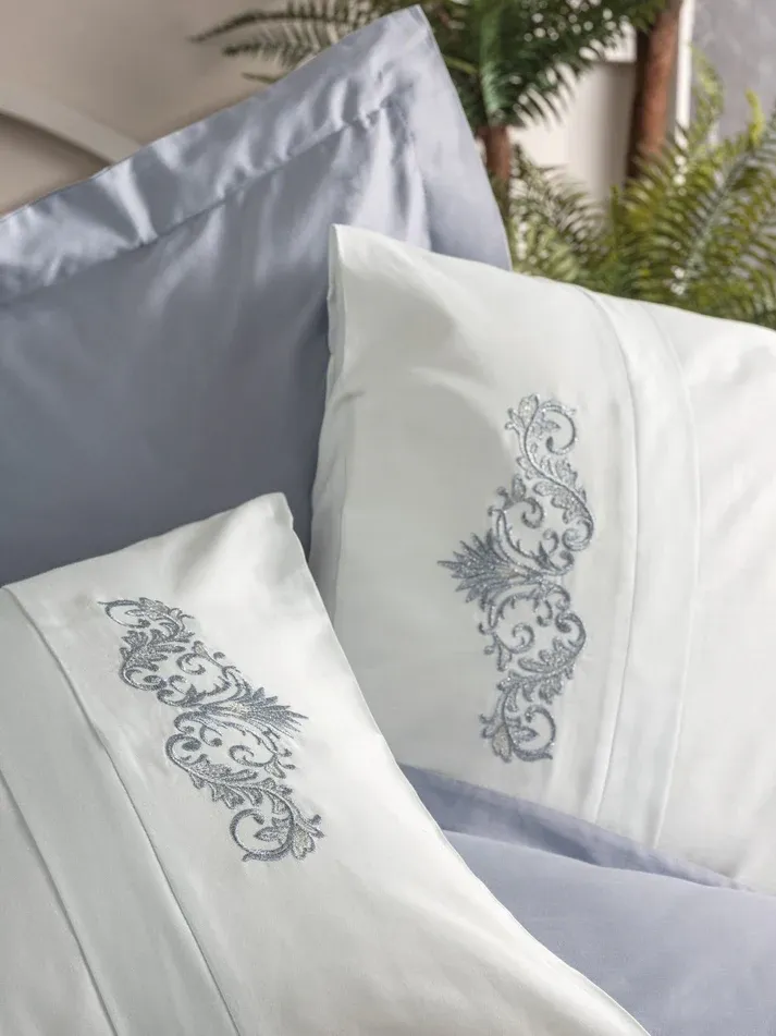 Brode Satin Embroidered Double Bed Set Biana Grey[2].webp