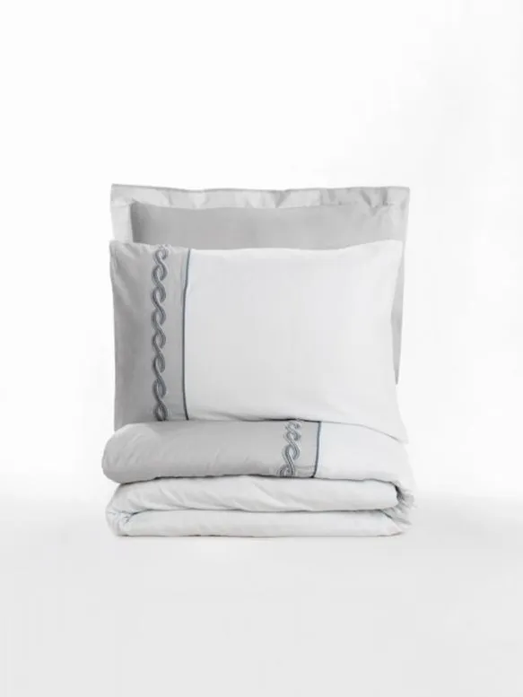 Brode Satin Embroidered Double Bed Set Fedor Grey[4].webp