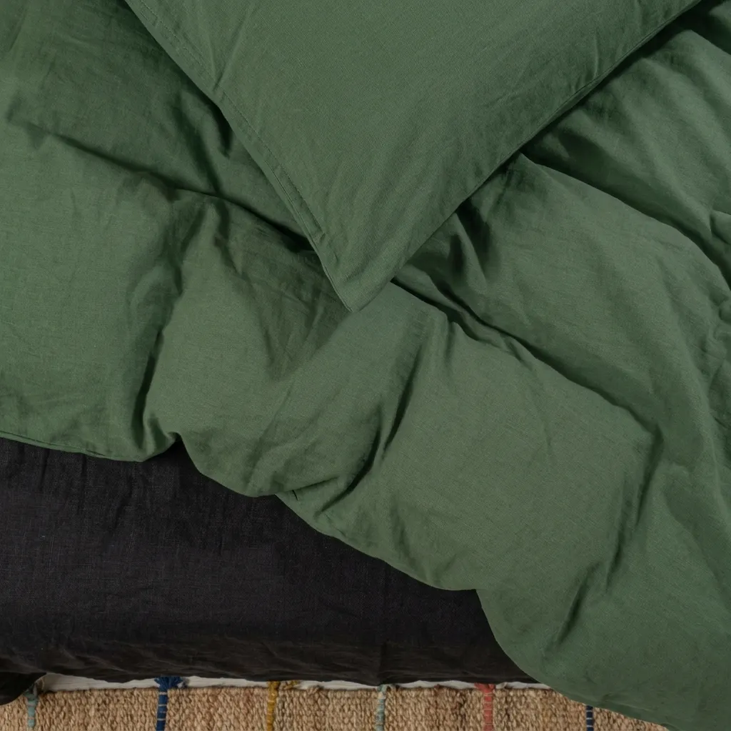 Crash Double Duvet Cover Set Green[2].webp