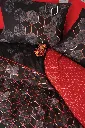 Dark Double Duvet Cover Set Cubo Tile - Red[2].webp