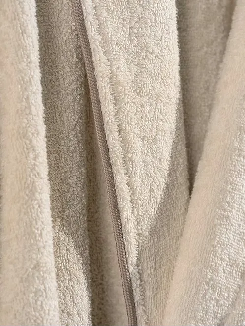Deluxe Single Bathrobe Set Cream - L[2].webp