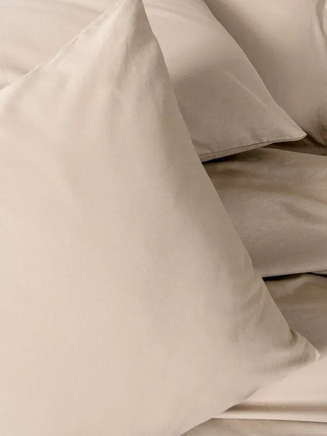 Double Bed Set Plain Reactive - Double (Plain - Beige)[2].webp