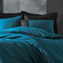 Double Bed Set Plain-Plain Petrol-Black[2].webp