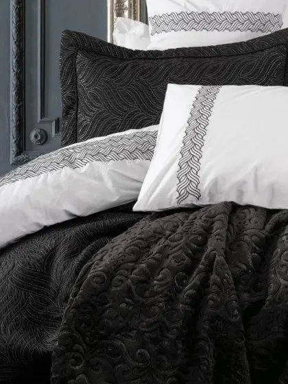 Double Bed Set Platinum Wedding Set Gracias Black[2].webp