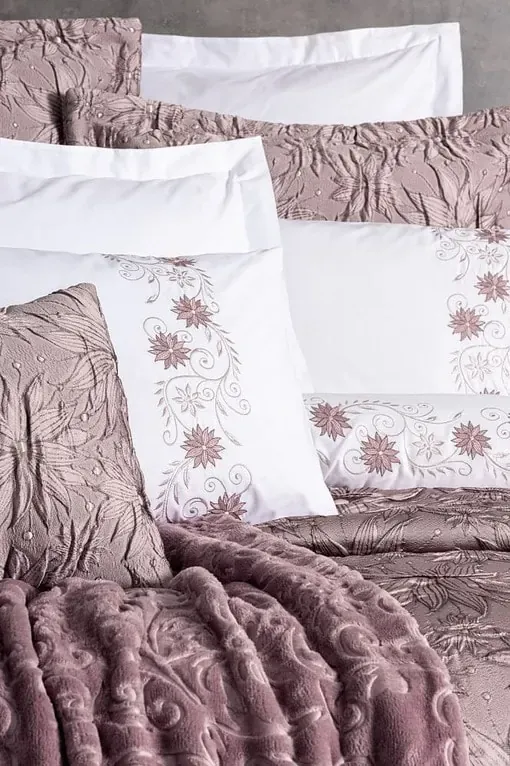 Double Bed Set Platinum Wedding Set Theresa Powder Pink[2].webp