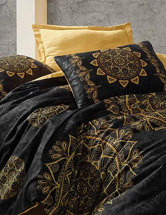 Double Bed Set Satin Duvet Alvina Gold[2].webp
