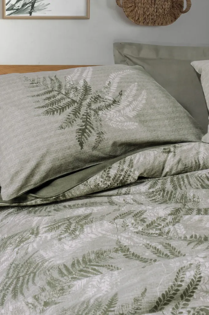 Dual Double Duvet Cover Set Frond Khaki[2].webp