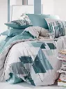 Modeline Ranforce Double Duvet Cover Set - Nesto Petrol[2].webp