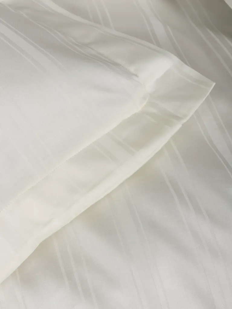 Smart Bamboo Satin Double Duvet Cover Set Stripe Ecru[3].webp