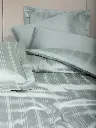 Smart Bamboo Satin Double Duvet Cover Set Stripe Mint[2].webp