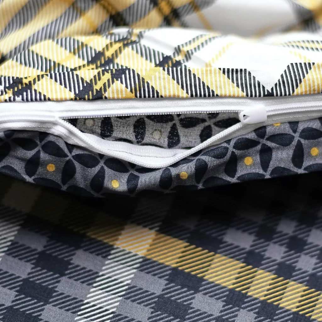 Double Sheet Set Masculine Ranforce - Leonardo Grey[5].webp