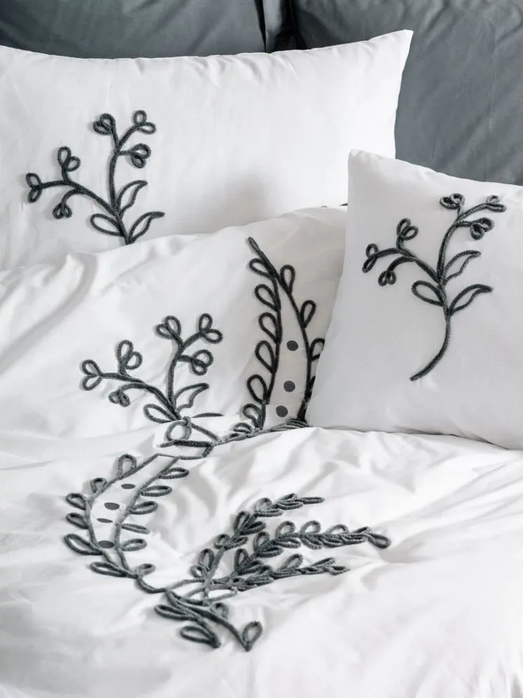 Embroidered Ranforce Double Duvet Cover Set Ivy Grey[2].webp