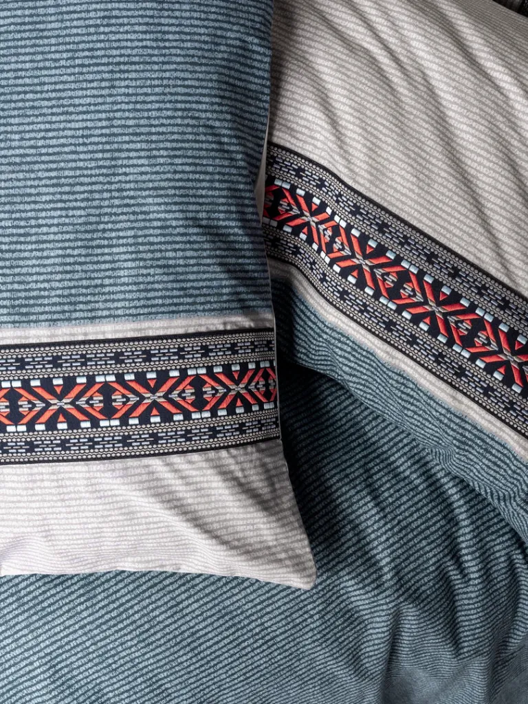 Folk Art Single Duvet Cover Set Polku Gray[2].webp