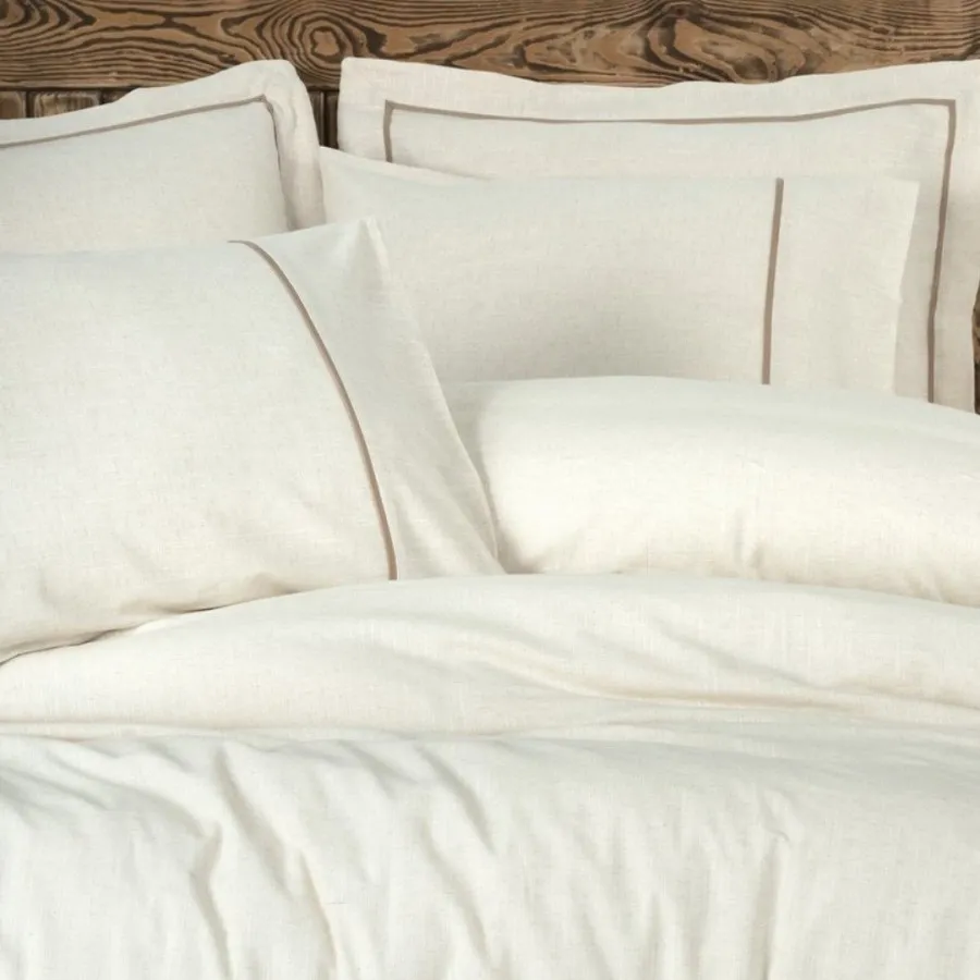 Inborn Double Duvet Cover Set Banded Brown[3].webp