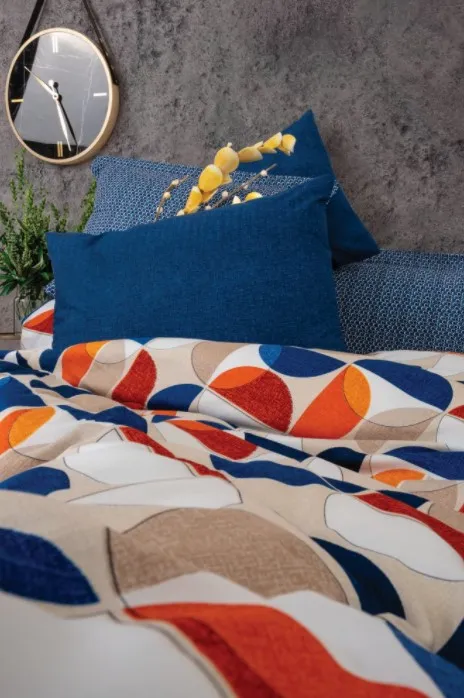 Modern Double Duvet Cover Set Ring Blue[2].webp