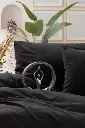 Neat Double Duvet Cover Set Black[2].webp