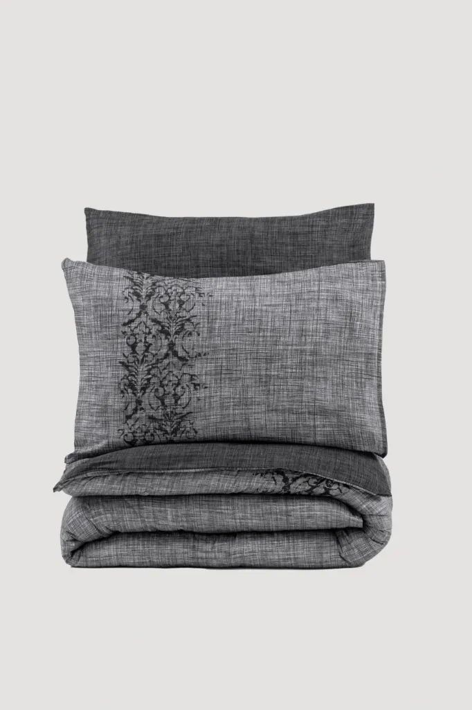 Plain Double Duvet Cover Set Sooty Grey[4].webp