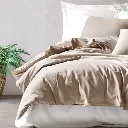 Plain Double Duvet Cover Set Vizon-Cream[2].webp
