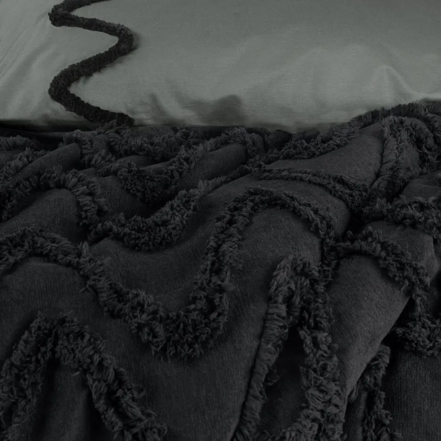 Ranforce Double Duvet Cover Set in Black Limi Viggo[2].webp