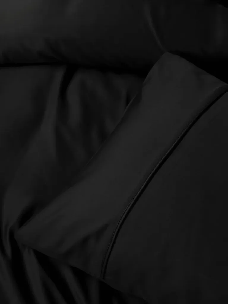 Silky Satin Double Duvet Cover Set Black[3].webp