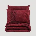Sooty Plain Double Duvet Cover Set Burgundy[3].webp