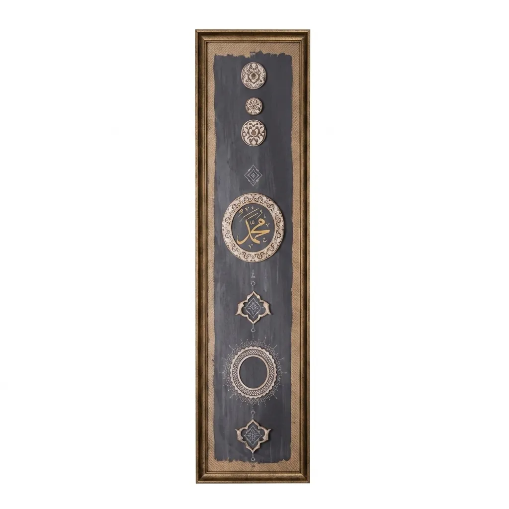 Wall Art DK-9486 35×125 cm Gold