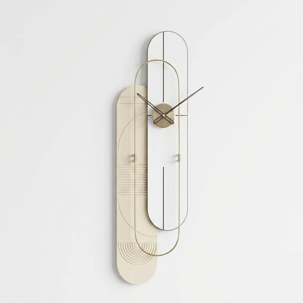 Clock Cream - White DK-6449