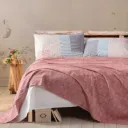 Double Bed Set Easy Via Tile Red