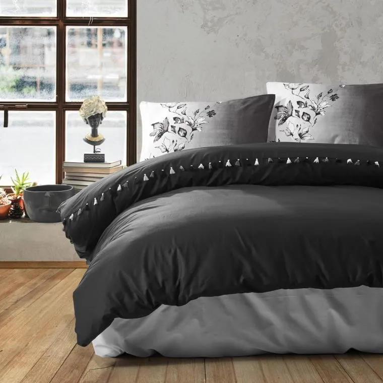 [600018586] Double Bed Set Candy Daren Black