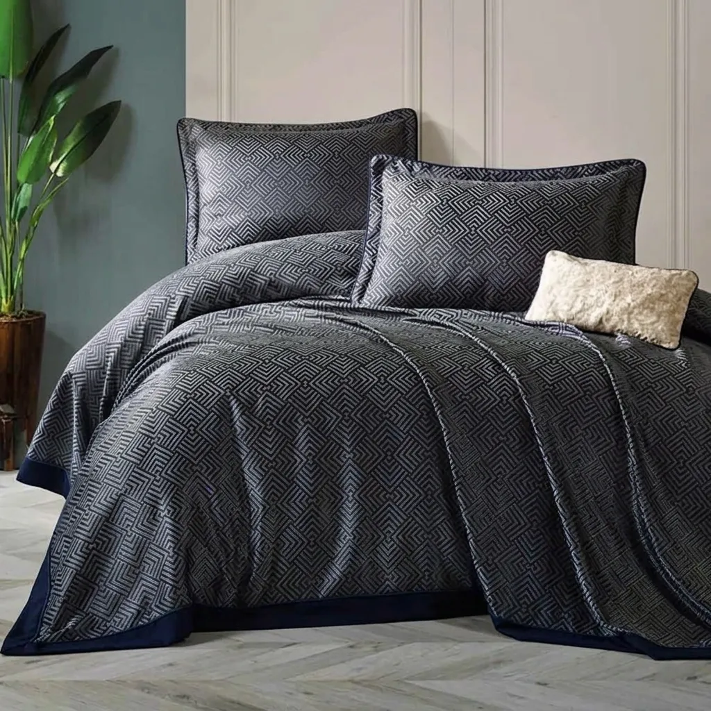 Double Bed Set Smart Esta Dark Blue