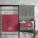Bathroom Towel Set Colorful Gray-Pink