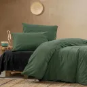 Crash Double Duvet Cover Set Green