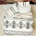 Double Sheet Set Mist Ranforce Gravel Green