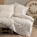 Double Bed Set - Arie - Cotton Linen
