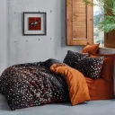 Colin Cinnamon Dark Single Cotton Ranforce Duvet Cover Set