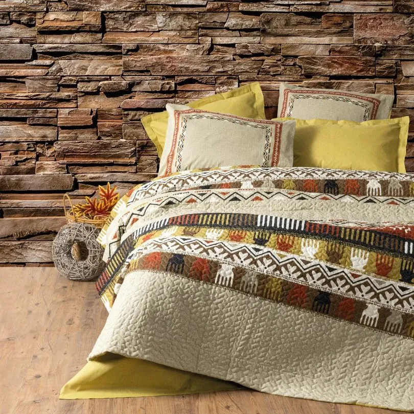 [6000170133] Ethnic Double Complete Set Magnus Mustard