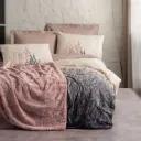 Trim Blanket & Duvet Cover Set (Smooth - Pudra)