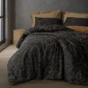 Dark Double Duvet Cover Set Dawn Copper