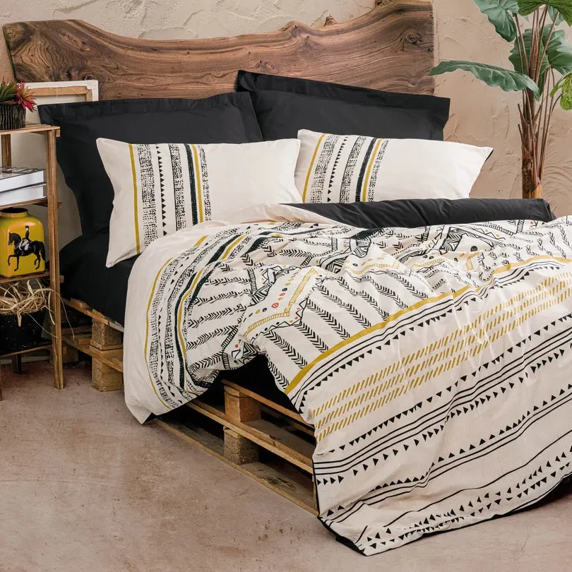 [600018992] Ethnic Double Complete Set Elvira Black