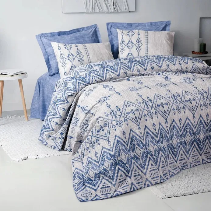 [6000019023] Ethnic Single Complete Set Cleo Blue