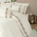 Inborn Double Duvet Cover Set Floro Beige