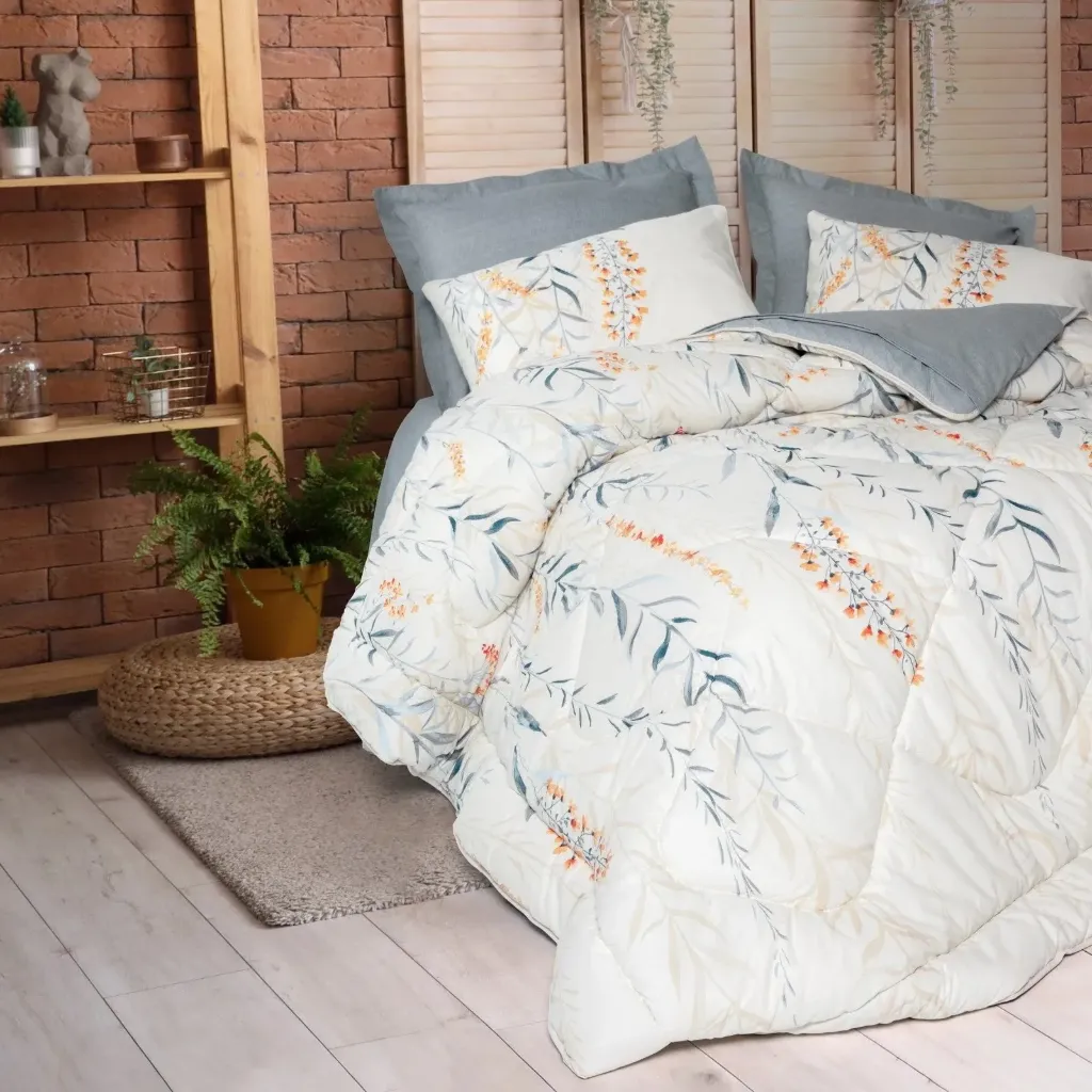 [60001963] Double Bed Set Modeline Ranforce Hiedra Indigo