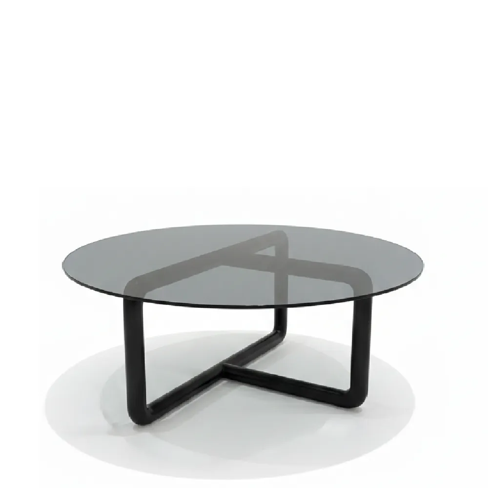 [60001497] Linda Palermo Glass Center Table
